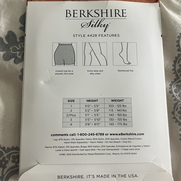 BERKSHIRE PANTYHOSE NWT - Picture 3 of 3